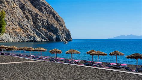 Perissa Beach Santorini