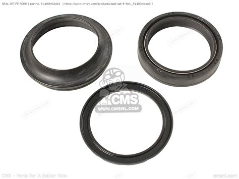 51490MCAA61 Seal Set Fr Fork Honda Buy The 51490 MCA A61 At CMSNL