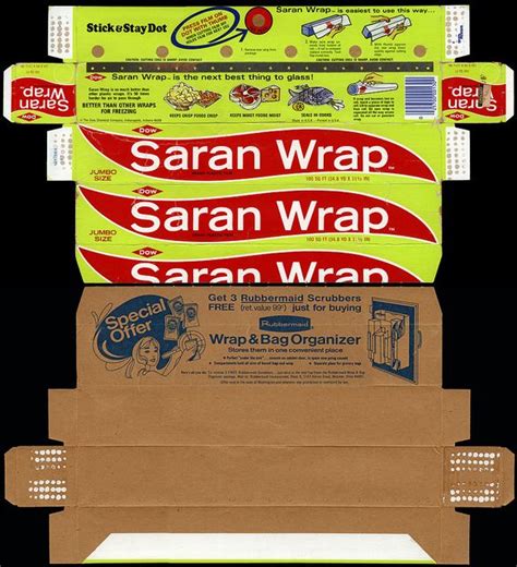 Dow Saran Wrap Cling Wrap Package Box 1970s Flickr Photo