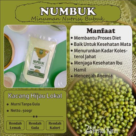 Jual Numbuk Minuman Nutrisi Bubuk Susu Kacang Hijau Bubuk Kacang Ijo