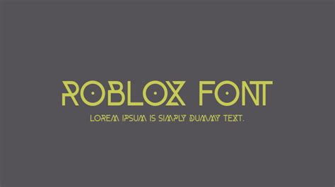 Roblox Font : Download Free for Desktop & Webfont