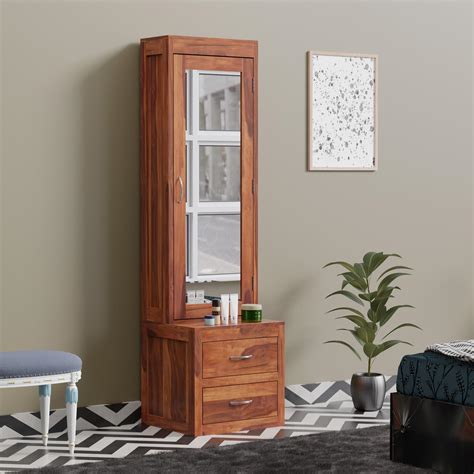 Bniture Wooden Dressing Table For Bedroom With Drawer Mirror And