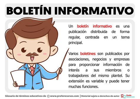 ¿qué Es Un Boletín Informativo