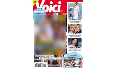 Photo La Couverture Du Magazine Voici Du Au Juillet