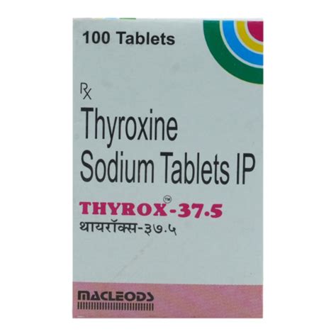 Thyrox 375mcg Tablet 100s Price Uses Side Effects Composition