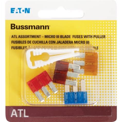 Bussmann Atl Micro Iii Fuse Assortment With Fuse Puller Piece