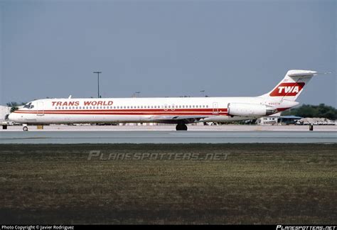 N903TW Trans World Airlines TWA McDonnell Douglas MD 82 DC 9 82