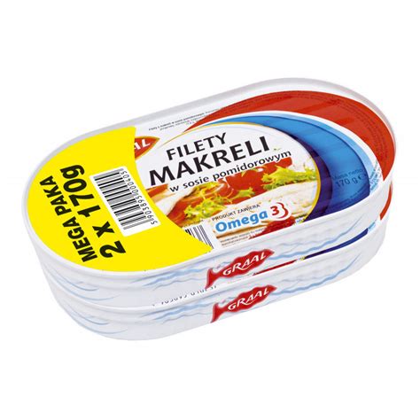 Graal Filet Z Makreli W Sosie Pomidorowym 2x170g Graal Sklep EMPIK