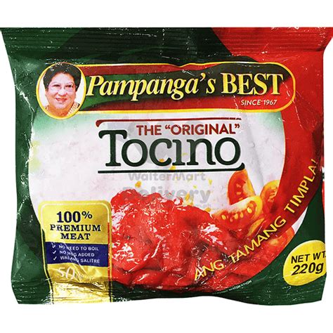 Pampangas Best Tocino Regular 220g Deli And Hotdogs Walter Mart