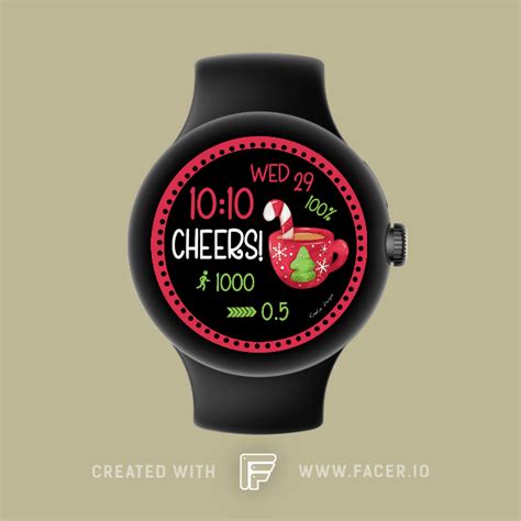 Linlay Designs™ 🎅cheers Animated Watch Face For Apple Watch