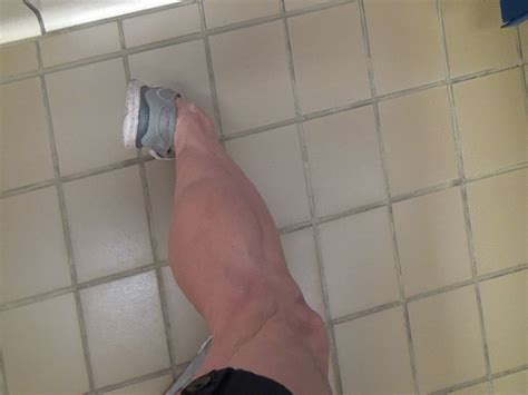 Flexing While At Rest Stop Tempest Muscular Calves Clips4sale