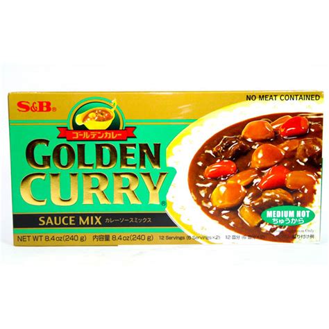 S B GOLDEN CURRY SAUCE MEDIUM HOT G Asia Grocery Town