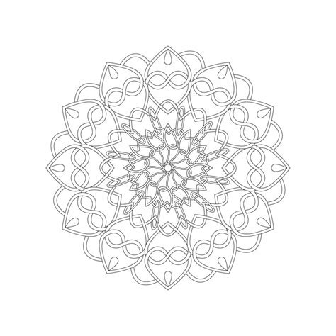 Bundle of 10 Inner Peace Mandala Coloring Book Pages - MasterBundles