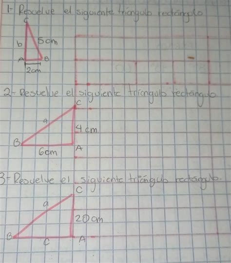 Resuelve El Siguiente Triangulo Rectangulo Brainly Lat