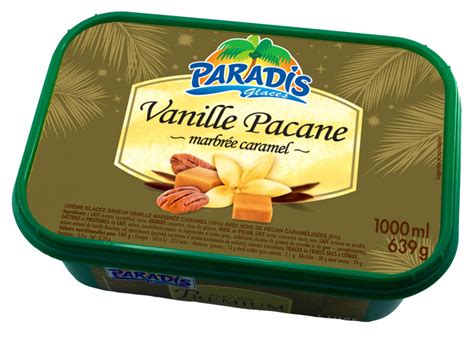 Paradis Glaces Cr Me Glac E Vanille Pacane Click