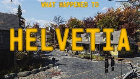 Fallout 76 Lore What Happened To Helvetia YouTube