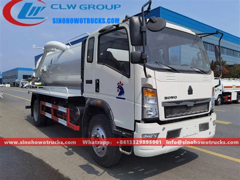 Sinotruk Howo Ton Sewage Removal Truck Indonesia