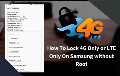 How To Lock 4G Only Or LTE Only On Samsung Without Root