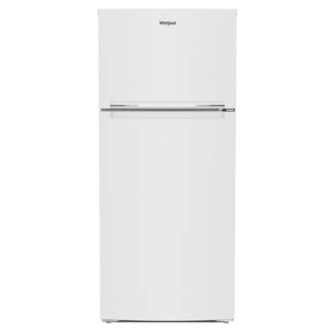 Whirlpool 28-inch W 16.3 cu. ft. Top-Freezer Refrigerator in White ...