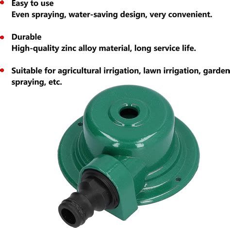 G1 2 Zinc Alloy Irrigation Nozzle Sprinkler Nozzle Garden Lawn Farm Agricultural Irrigation