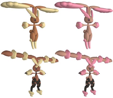 3ds Pokémon X Y 428 Lopunny The Models Resource