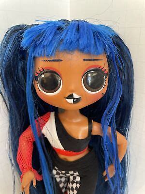 Mga Lol Surprise Omg Downtown Bb Checker Lip Doll Blue Hair Ebay