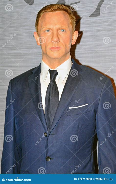 Daniel Craig Wax Figure At Madame Tussauds In Bangkok Thailand