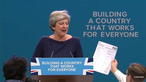 Theresa Mays Tory Party Conference Speech In Full 4th October 2017