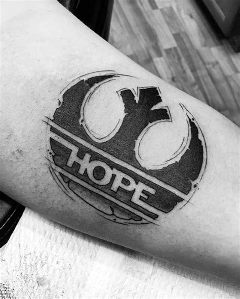 50 Rebel Alliance Tattoo Designs For Men - Star Wars Symbol Ideas