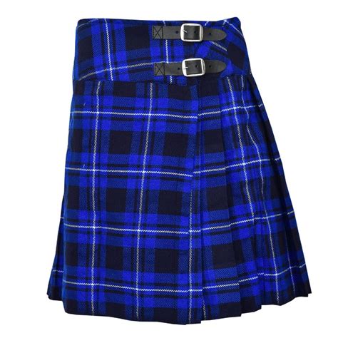 Ladies Knee Length Kilt Skirt Different Tartans Pleated Kilts Etsy Uk