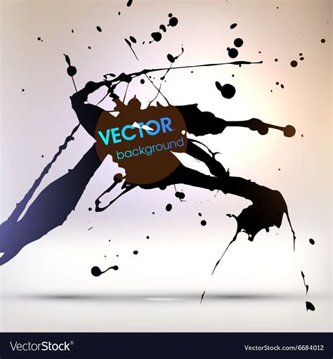 Paint splash background Royalty Free Vector Image