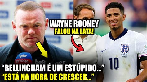 EITA WAYNE ROONEY DETONA BELLINGHAM e jornal faz REVELAÇÃO