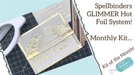 Spellbinders Glimmer Kit Of The Month Club Kit Monthly Subscription