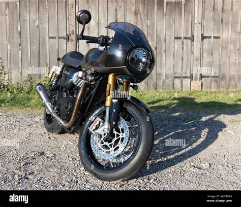 2019 Triumph Thruxton TFC Stock Photo Alamy