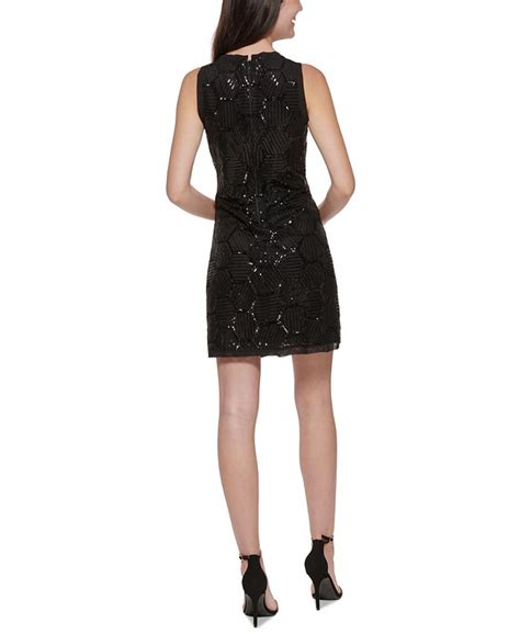 Vince Camuto Sequined Sheath Dress Macys