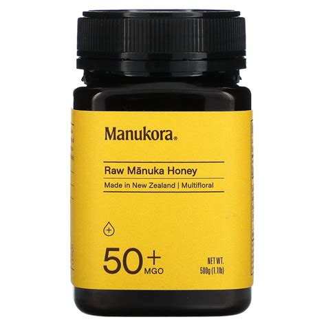 Manukora Raw Manuka Honey 50 MGO 1 1 Lb 500 G Walmart