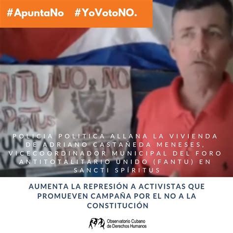 Observatorio Cubano De Derechos Humanos On Twitter 🇨🇺 Votano