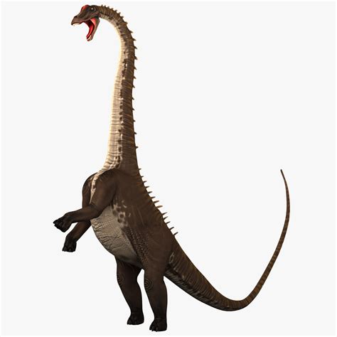 3d Model Diplodocus Pose 2