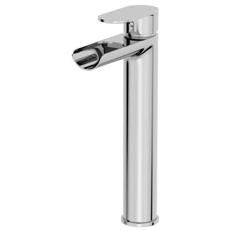 Bathroom Waterfall High Rise Tall Mono Basin Sink Mixer Tap Modern Single Lever Ebay