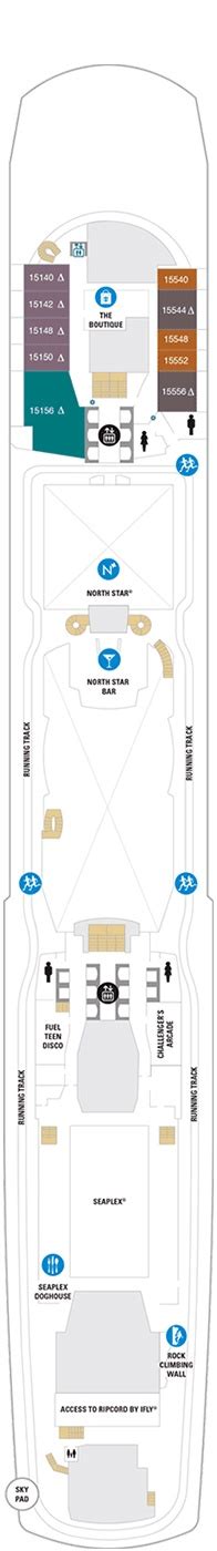 Spectrum of the Seas Deck plan & cabin plan