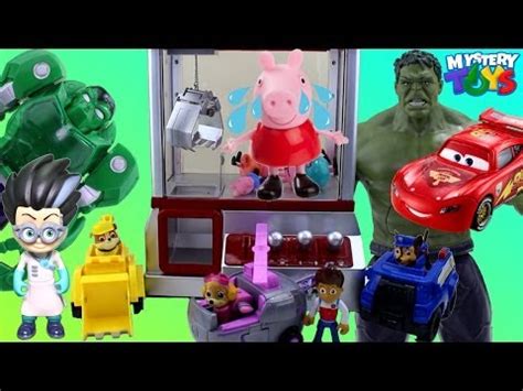 Paw Patrol Play Claw Machine Surprise Toys Peppa Pig Pj Masks Cars