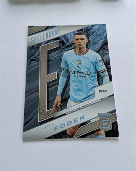 PHIL FODEN INSERTO Incantato 2022 23 Panini Donruss Elite FIFA Calcio N