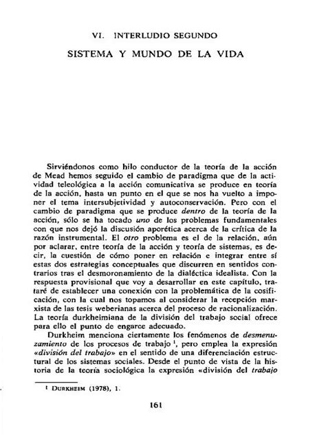 Habermas Teoría De La Acción Comunicativa Tomo Ii Pdf Emile