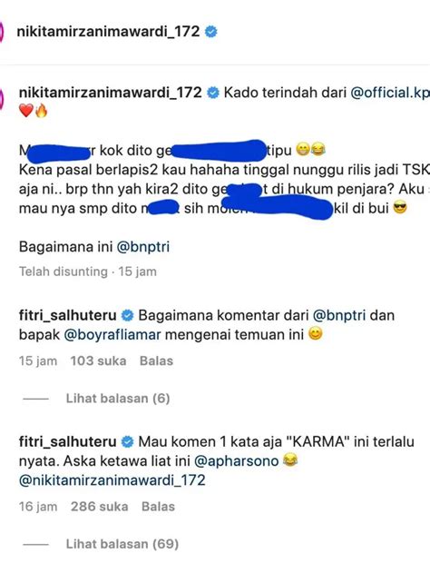 Reaksi Kubu Nikita Mirzani Saat Kpk Temukan Senpi Di Rumah Dito