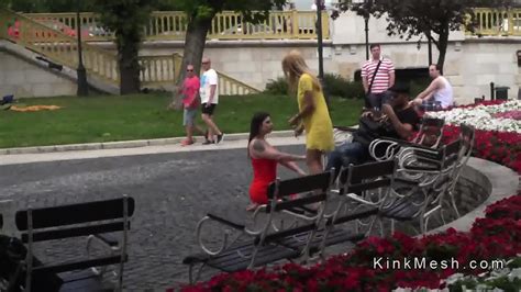 Huge Tits Slave Fisted In Public Bar