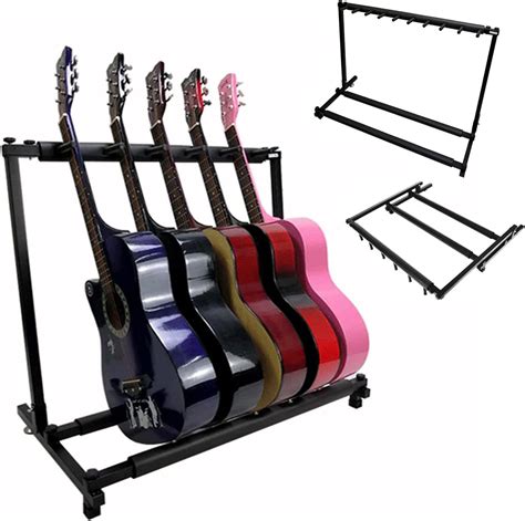 LONGLIV Soporte Para Guitarra Soporte De 9 Espacio Guitarra Soporte