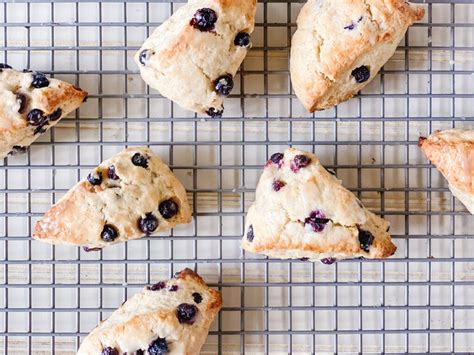 Lemon Blueberry Scones With Lemon Frosting Lovery