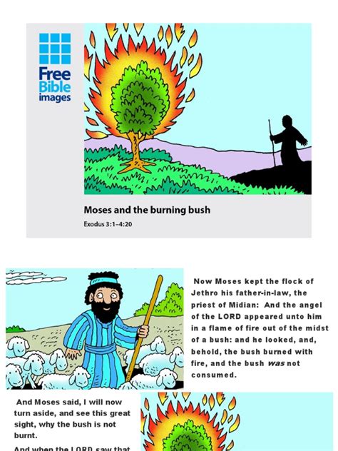 Moses And The Burning Bush Pdf Moses The Exodus