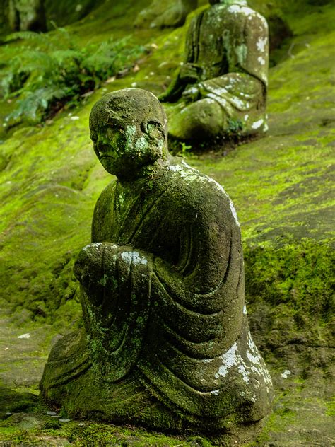 图片素材 树 草 岩 纪念碑 雕像 绿色 佛教 植物学 花园 日本 熊本 雕塑 艺术 寺庙 雕刻 水特征