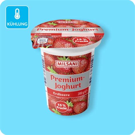 Milsani Premium Joghurt Versch Sorten Von Aldi S D F R Ansehen